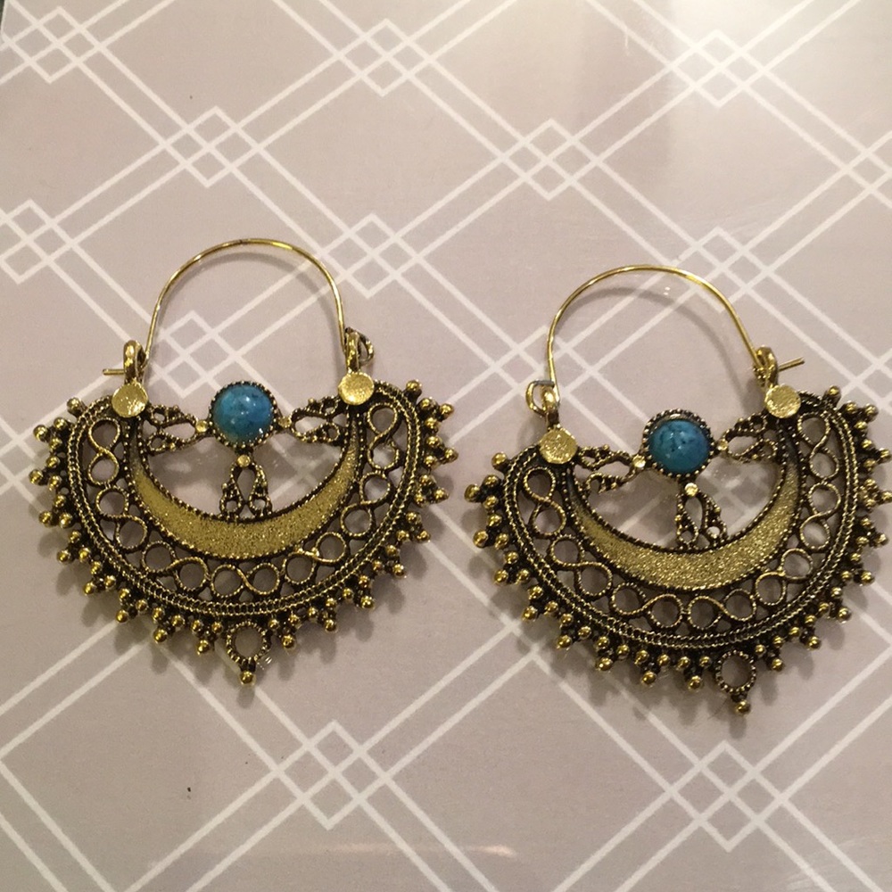 Gold BoHo earrings